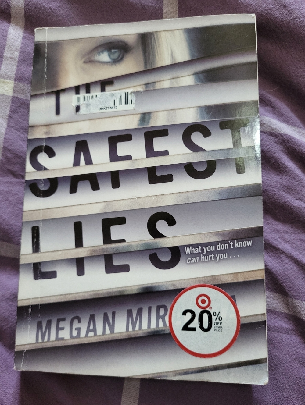 2/$15   Book "The Safest Lies" by Megan Miranda